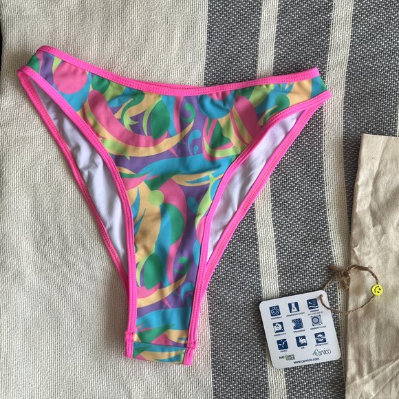 Solana Cheeky Bikini Bottoms M NWT - Picture 2 of 4
